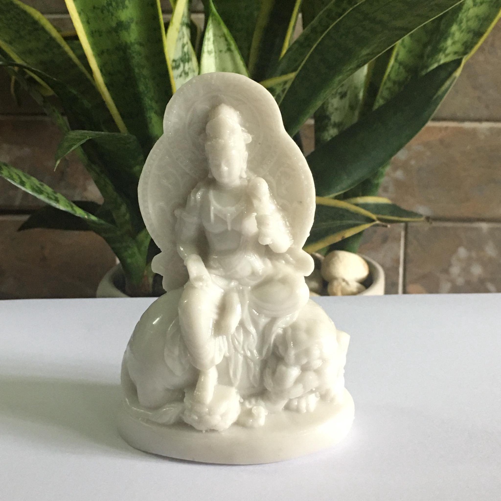 Tượng Phổ Hiền  Bồ Tát cao 12 cm rộng 8 cm