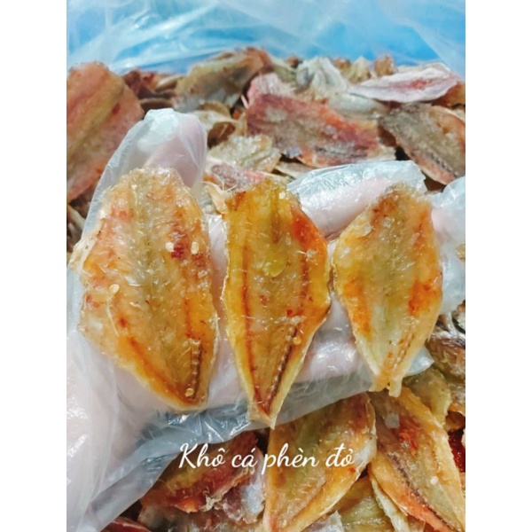 Khô cá phèn đỏ, khô cá hồng hay Khô cá đỏ tẩm gia vị mặn ngọt vừa ăn, đảm bảo thơm ngon