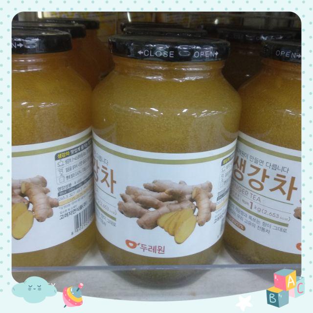 Trà Gừng mật ong Hàn Quốc chai 1kg.
