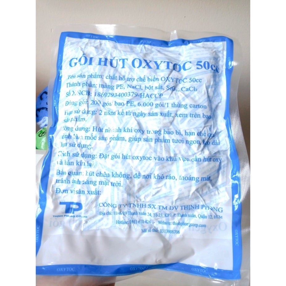 Bịch 50 Gói Hút Ẩm/Túi Oxy 50cc Cho Bánh Trung Thu - Thực Phẩm - Bánh Kẹo - Giày Dép