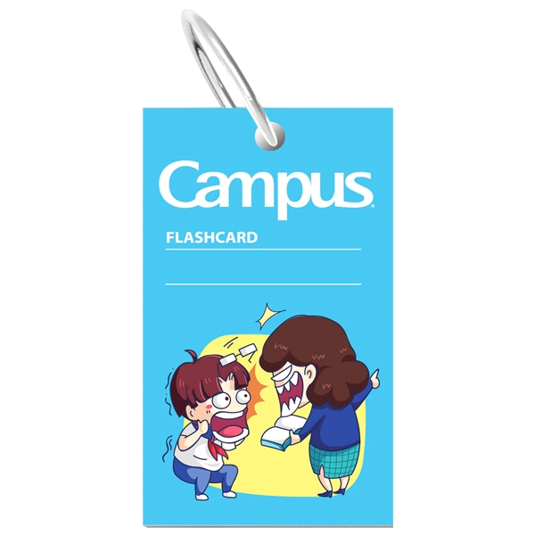 Flashcard Emoji Boy - size M - FCM-EMJ85-B - Mẫu 2 - Campus