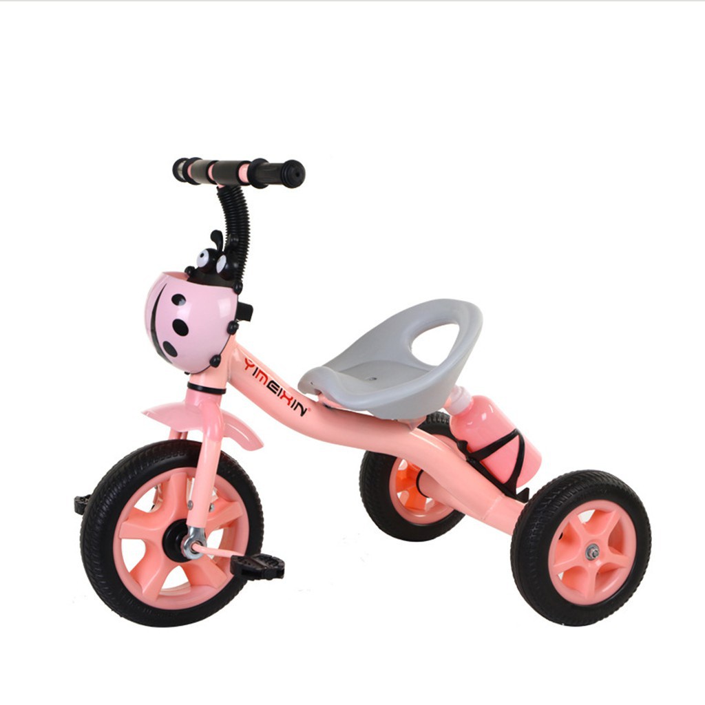 Xe đạp bọ rùa 3 bánh đáng yêu cho bé có kèm bình nước tiện lợi