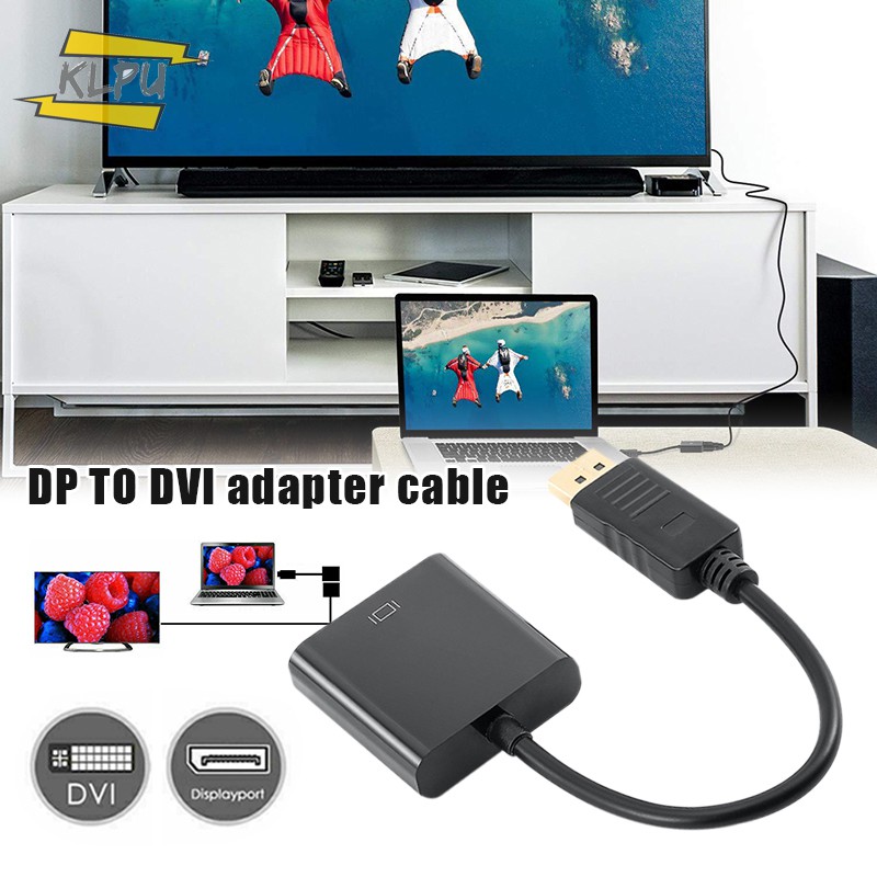 Cáp Chuyển Đổi Cổng Dp Đực Sang Dvi Cho Laptop Pc