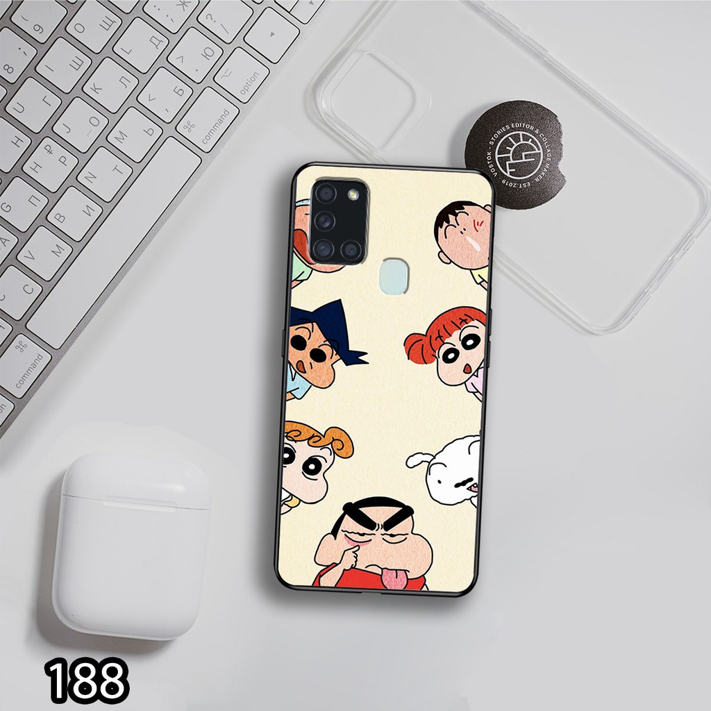 Ốp lưng Samsung A11/A21/A21S  in hình Logo cậu bé Shin siêu đẹp, độc, lạ_KINGSTORE.HN_Ốp SS A11/A21/A21S