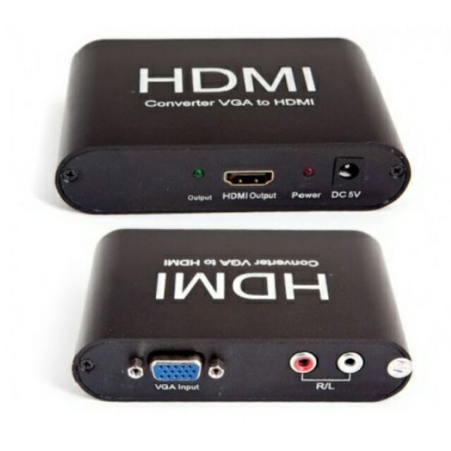 Hộp chuyển VGA ra HDMI