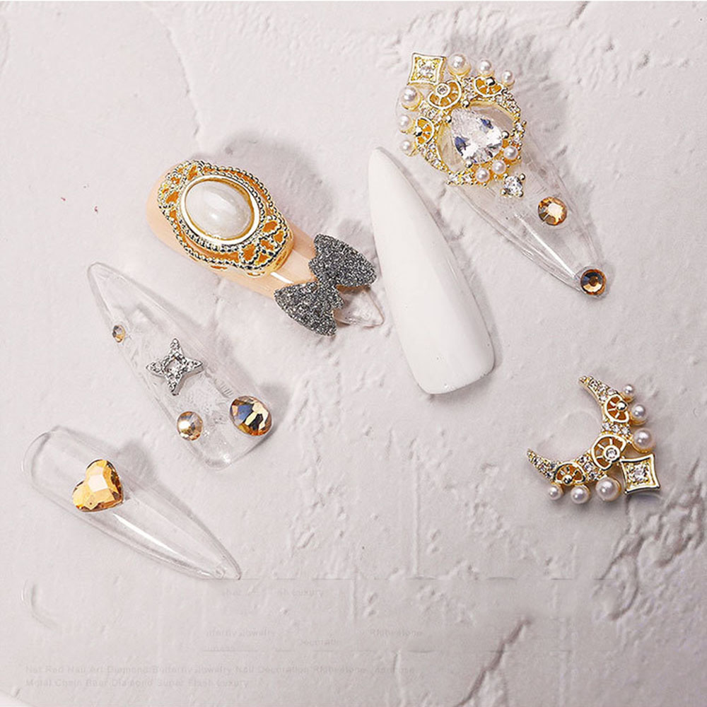 [Hàng mới về] Hạt phụ kiện 3D trang trí móng tay tiện dụng