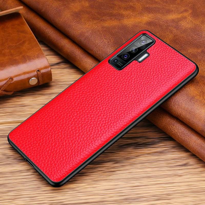 Ốp điện thoại Da Thật Cho Vivo X50 60 Pro Plus X27 X30 Iq005 Pro