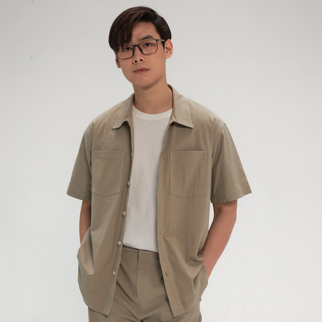 Áo sơ mi ngắn tay LOOK LINEN SHIRT | BigBuy360 - bigbuy360.vn