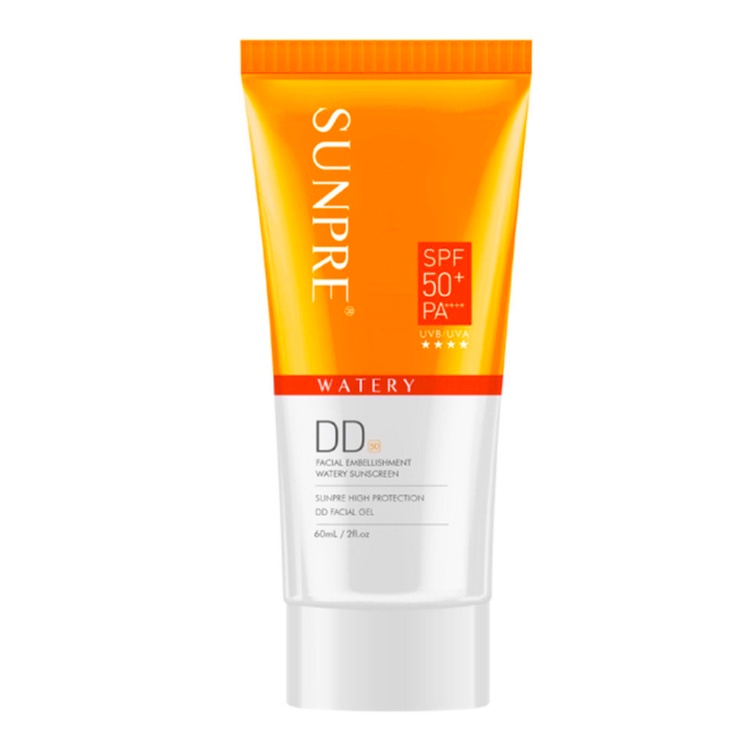 Kem chống nắng Mona Frema SUNPRE High Protection DD Facial Gel 50ml phổ rộng, kháng nước, không màu, phù hợp mọi loại da