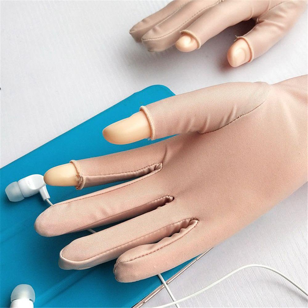 Găng Tay Lái Xe Hở Ngón Chống Trượt Thoáng Khí MIHAN1