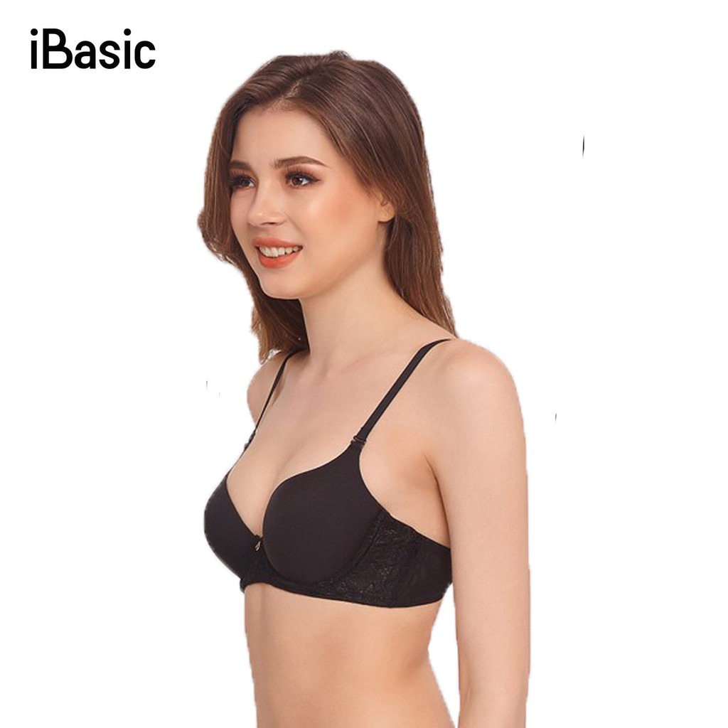 [Mã FAMALLT5 giảm 15% đơn 150k] Áo ngực có gọng mút dày trơn nâng iBasic BRAW053