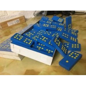 Domino gỗ Việt Nam phát triển trí thông minh dành  cho bé,đô mi nô