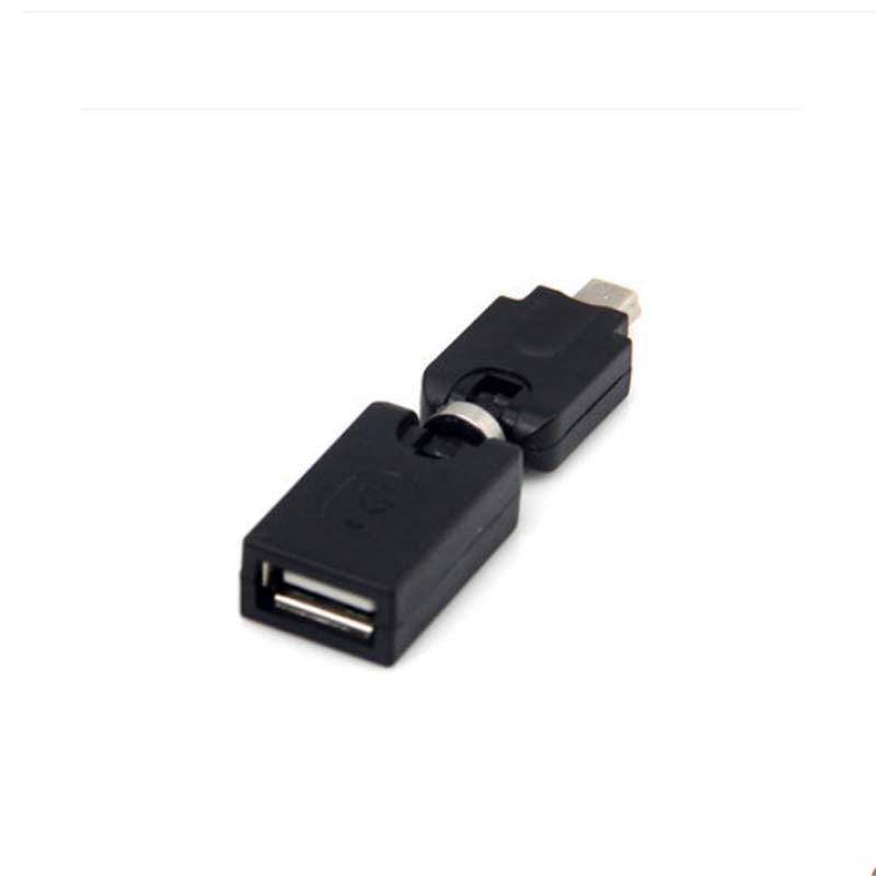 Đầu chuyển đổi usb 2.0 A cái sang mini 5 pin cái 360 độ chất lượng cao