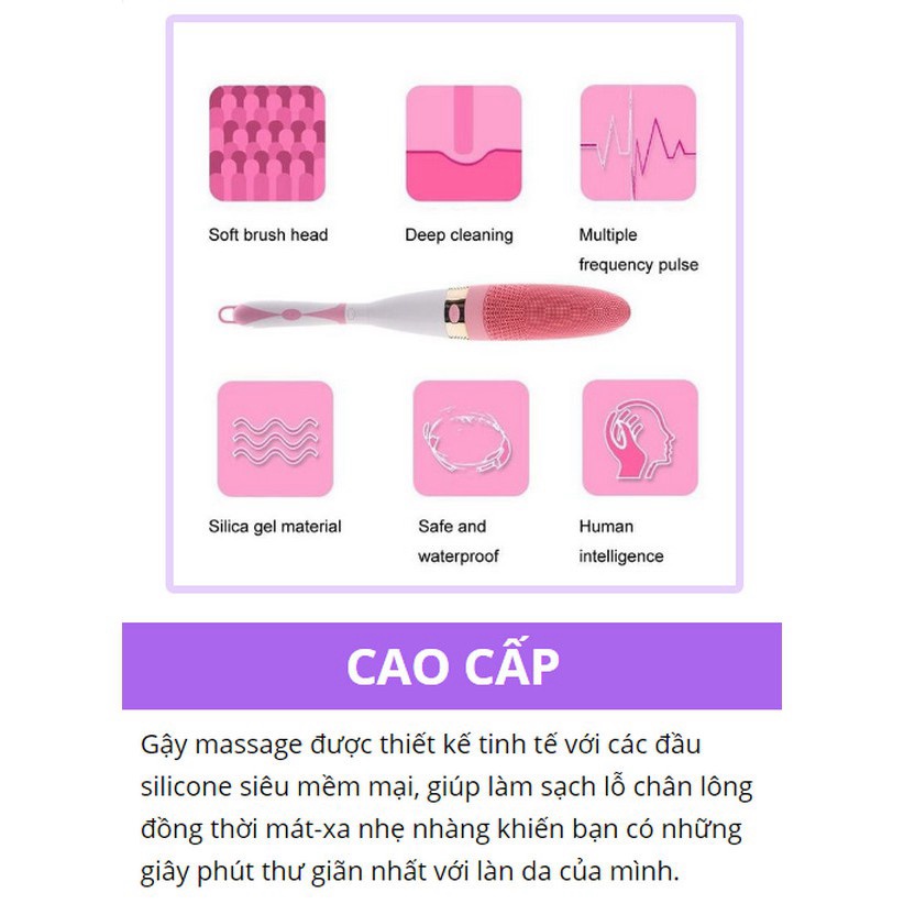 Libishop - Gậy massage toàn thân có 4 chế độ rung khi tắm cao cấp