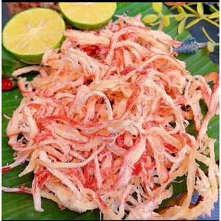 Hũ 300g mực xe sợi hấp nước dừa.