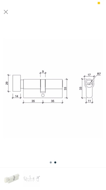 Ruột khóa VICKINI 41108.001 (5 chìa vi tính)