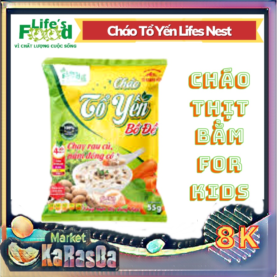 Cháo Ăn Liền LifesNest, Cháo Dinh Dưỡng Tiện Lợi Dạng Gói