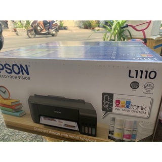 Máy in epson l1110 chính hãng đầy đủ mực mới 100%
