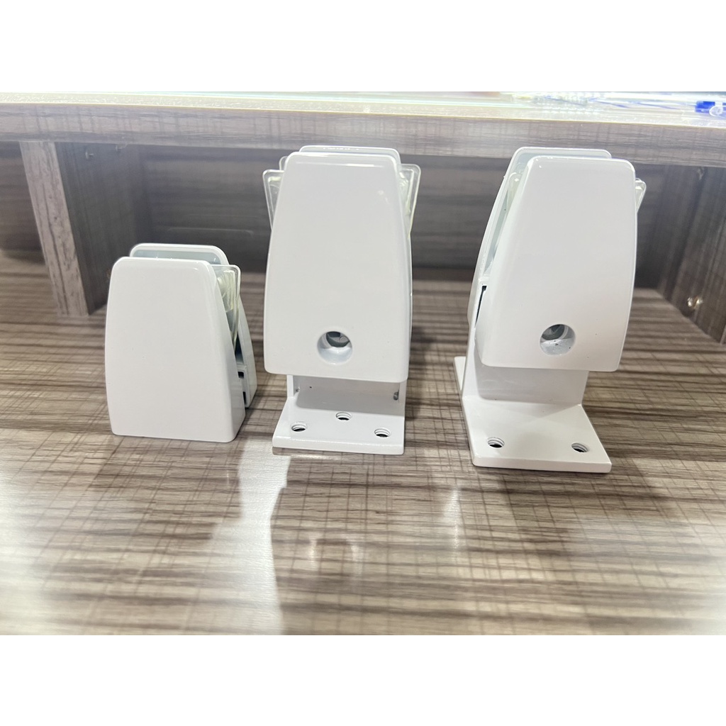 Kẹp kính vách ngăn cố định,Kẹp vách ngăn bàn bằng nhôm LOẠI 1