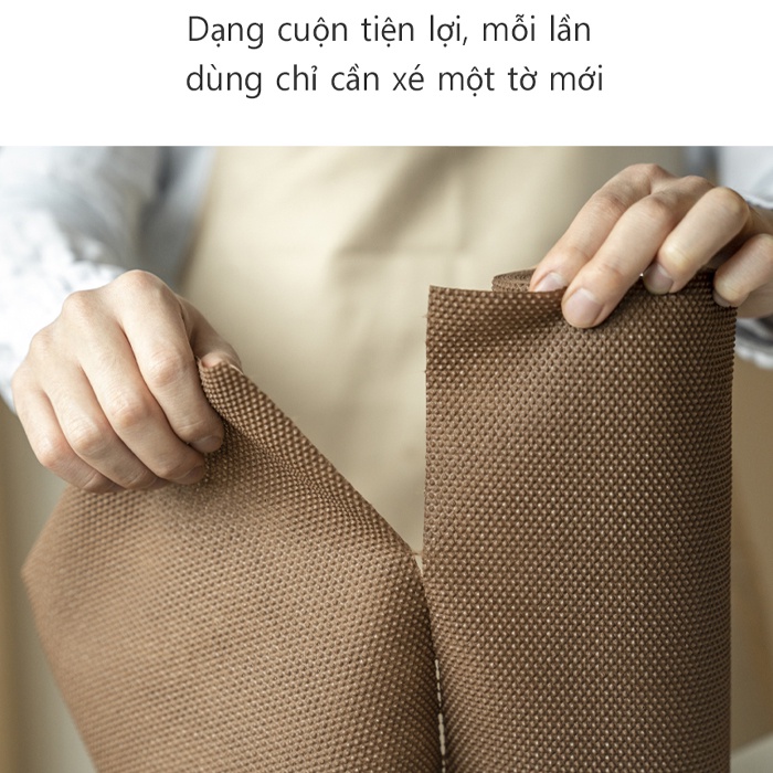 Miếng Rửa Chén Dùng Một Lần Saengong Cuộn 60 Miếng Loại Lớn Màu Xám - K2V Shop