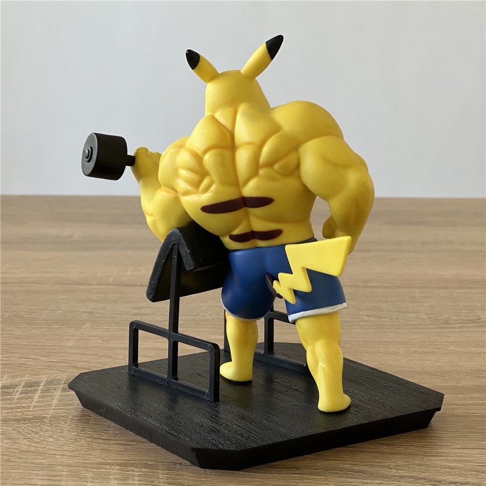 Mô hình pikachu tập gym siêu lực sỹ hàng mới