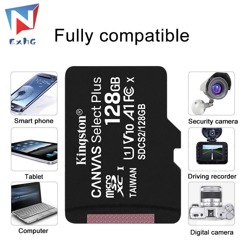 Thẻ Nhớ Kingston Sd Kingston 16 / 32 / 64 / 128 / 256gb 1t Chất Lượng Cao Siêu Bền Thiết Kế Tiện Dụng