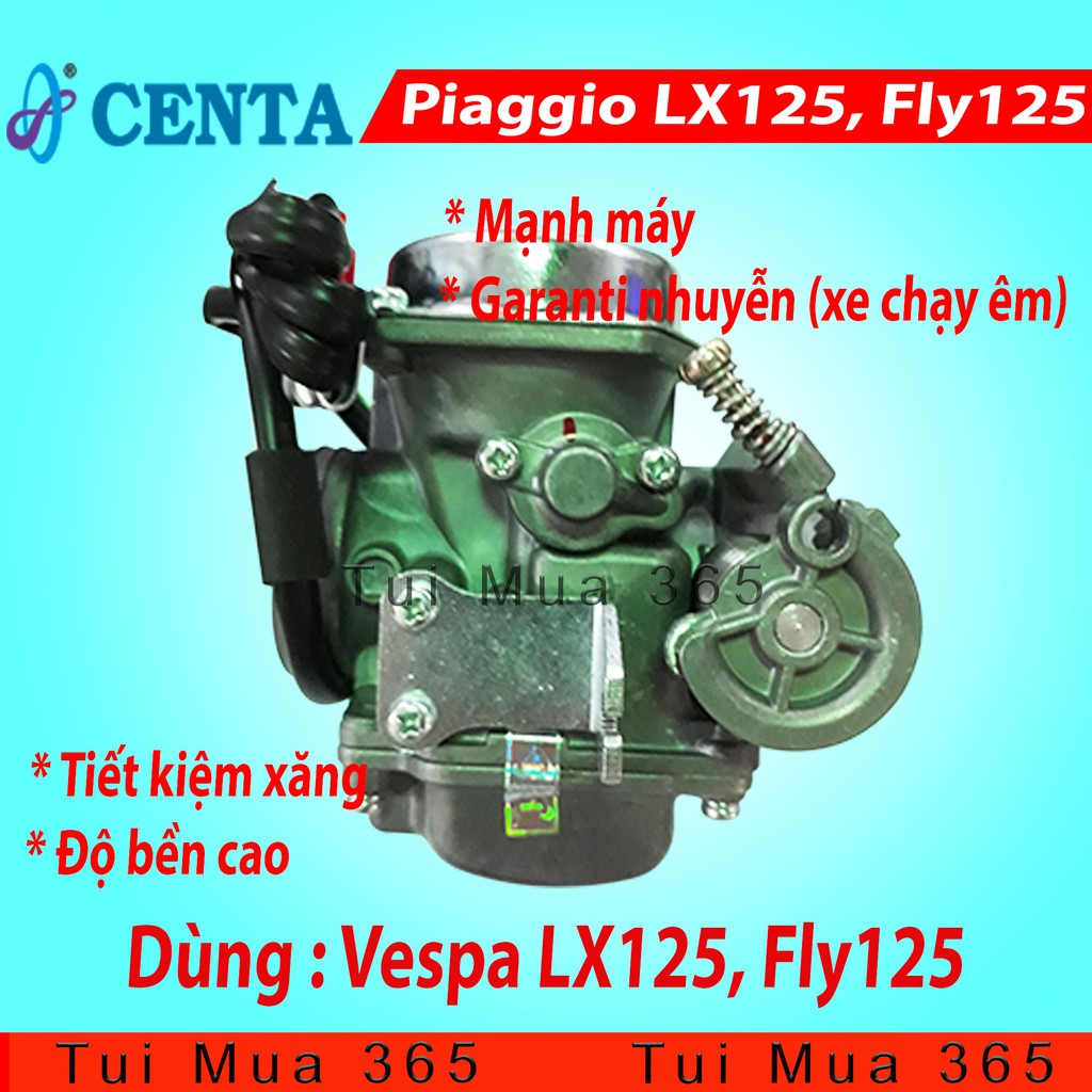 Bình Xăng Con xe Vespa LX 125/150 xăng cơ, Piaggio Fly 125 Tiết Kiệm Xăng Centa