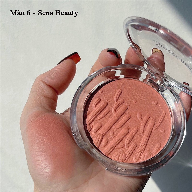 Phấn má cam hồng nhũ Sweet Mint Cây Xương Rồng Sena Beauty | BigBuy360 - bigbuy360.vn