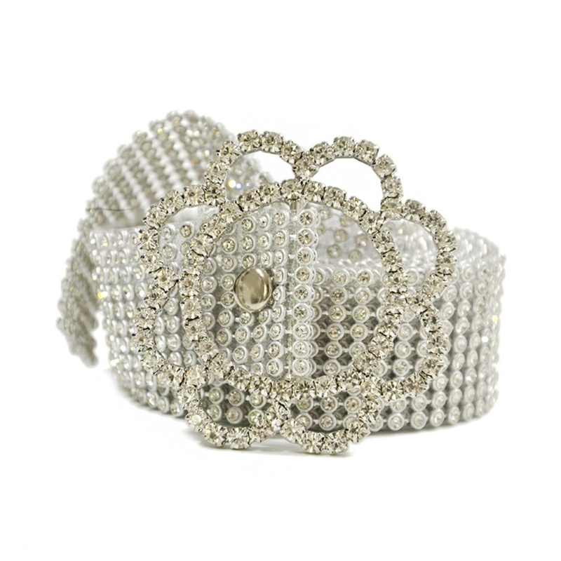 Thắt Lưng Đính Kim Cương Giả Lấp Lánh Cho Nữ