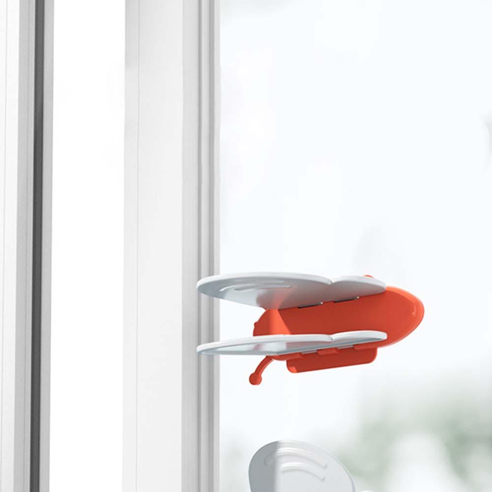Khóa Cửa Sổ An Toàn Bằng ABS Hình Bướm Dễ Thương Bảo Vệ An Toàn Cho Bé