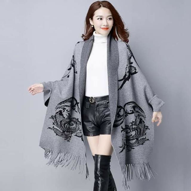 🍒🍒🍒Khăn choàng len sợi hàng cực phẩm  vừa làm áo khoác vừa làm khăn có clip giá rẻ nhất Việt Nam 290k