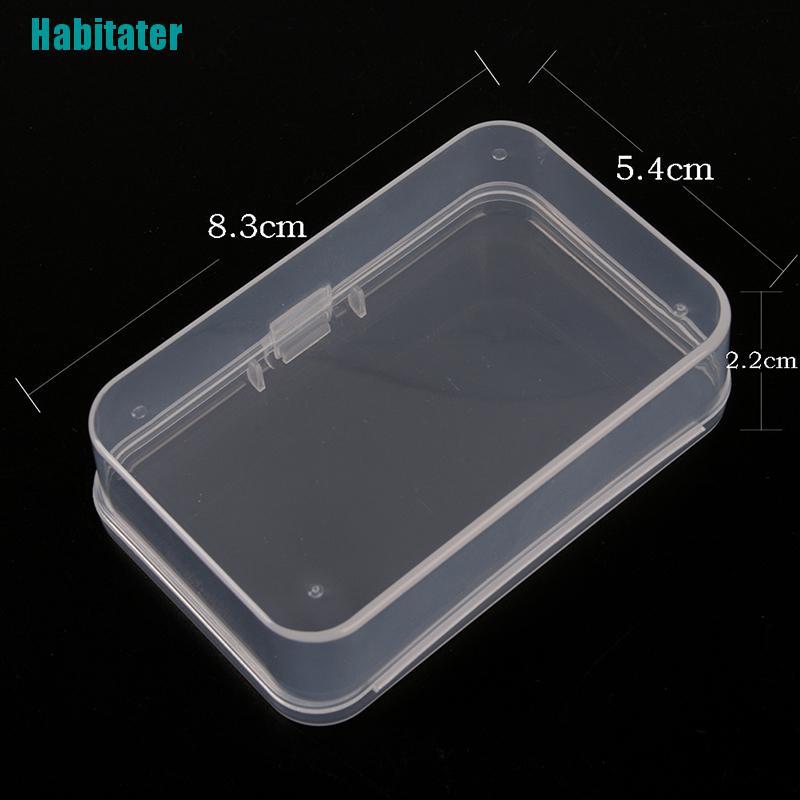 1 Hộp Nhựa Trong Suốt Có Nắp Đậy Đựng Đồ Dùng Tiện Lợi