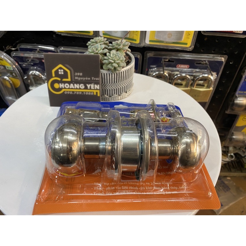 Khóa tay nắm tròn, khóa đấm Việt Tiệp - Cam kết chính hãng Khóa Hoàng Yến 398 Nguyễn Trãi