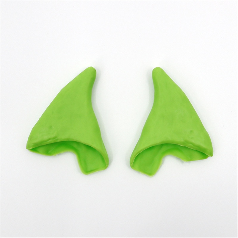 1 Cặp Tai Yêu Tinh Giả Bằng Latex Dễ Thương Dùng Làm Đạo Cụ Chụp Ảnh Dịp Halloween