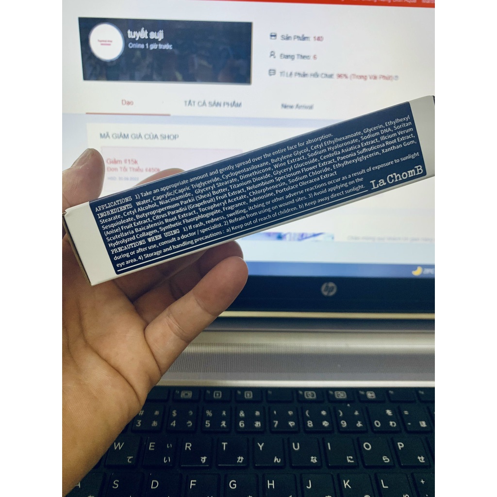 [Công ty] kem làm trắng da và cải thiện sắc tố LA CHOMB LAFIN COMPLETE RENEW CREAM 35g