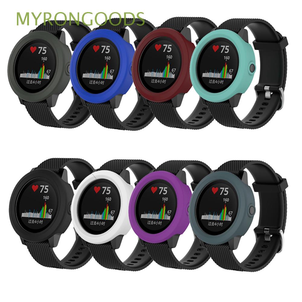 Ốp khung silicone bảo vệ mặt kính đồng hồ thông minh Garmin Vivoactive 3