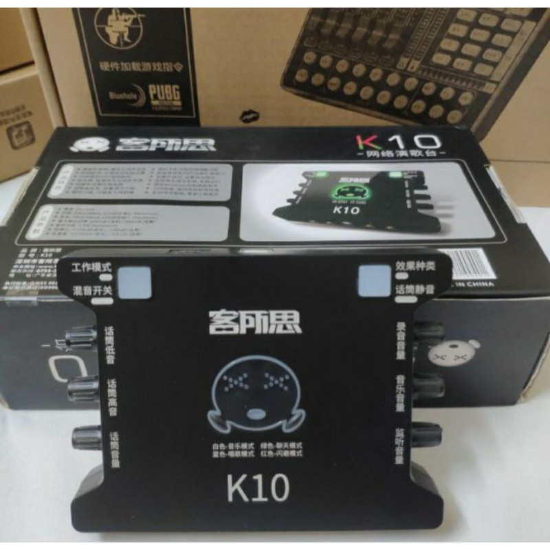 Sound card XOX KS108 Chính Hãng cho micro thu âm