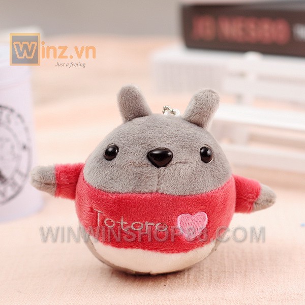 Móc khóa gấu bông mèo Totoro 9 cm móc khóa gấu bông cute treo cặp quà lưu niệm quà tặng người yêu cũ - Winz.vn