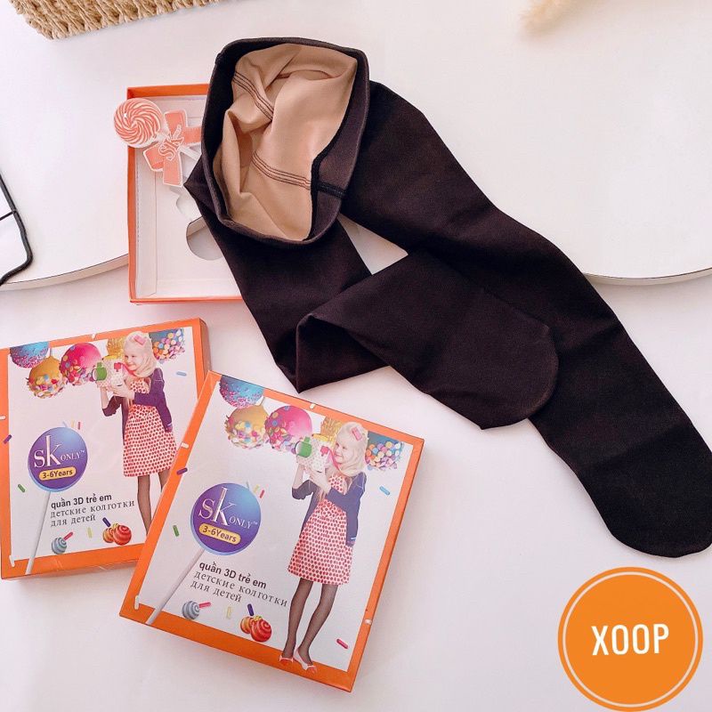SALE!!! QUẦN TẤT 3D CHO BÉ GÁI HÀNG XUẤT NGA (1_12Y) (SP001832),♥️♥️♥️♥️