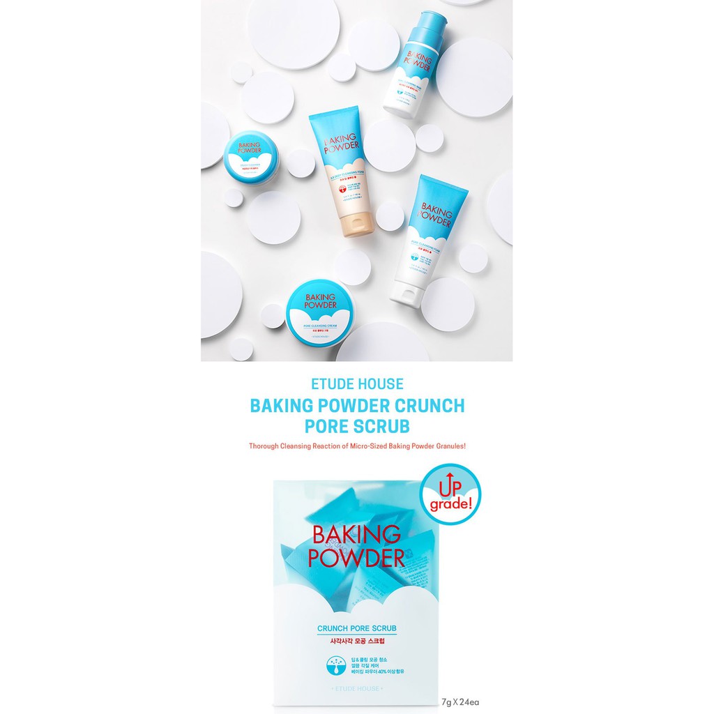 Tẩy da chết Baking Powder Crunch Pore Scrub Hàn Quốc cho mọi loại da, kể cả da mụn (Shop Bunny Beans) | BigBuy360 - bigbuy360.vn