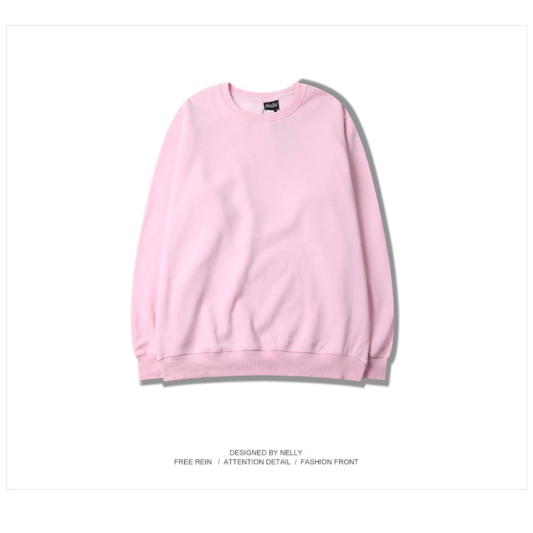 [Mã WASTMAY giảm 15% tối đa 30K đơn 150K] [NY1339] Áo nỉ dài tay cổ tròn Trơn (NELLY) | BigBuy360 - bigbuy360.vn