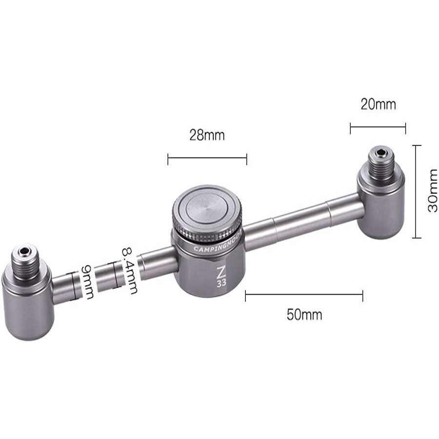 Bộ nối, chia nhánh bình gas Campingmoon Z24, Z33, Z34