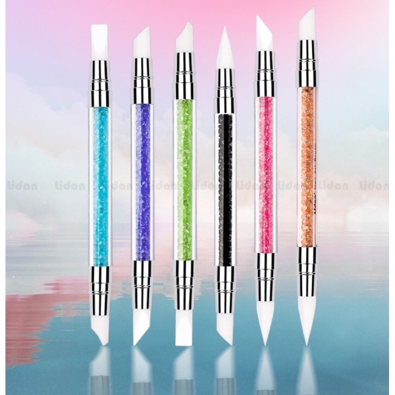 Cọ Silicon miết Sticker, phoin, nặn hoa khô đa năng