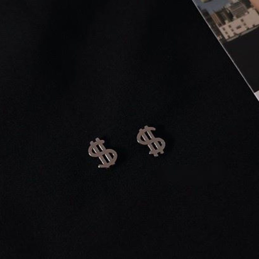 Bông Tai Biểu Tượng Chữ Cái Phong Cách Hiphop Đường Phố Cho Nam Nữ