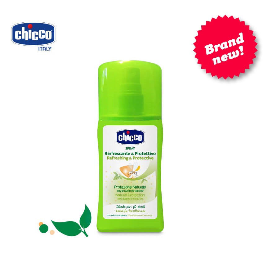 BÌNH XỊT CHỐNG MUỖI CHICCO - EXTRA 100ML (CHÍNH HÃNG) CHO BÉ (CO115324)