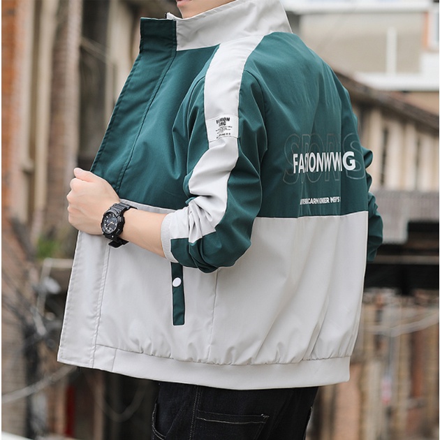 Áo khoác bomber kiểu dáng thời trang thu đông cá tính dành cho nam