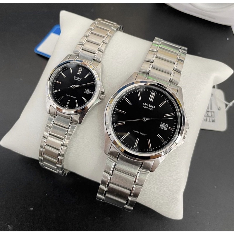 Đồng hồ Nam Nữ Casio LTP MTP-1183A mặt kim dây thép - chính hãng