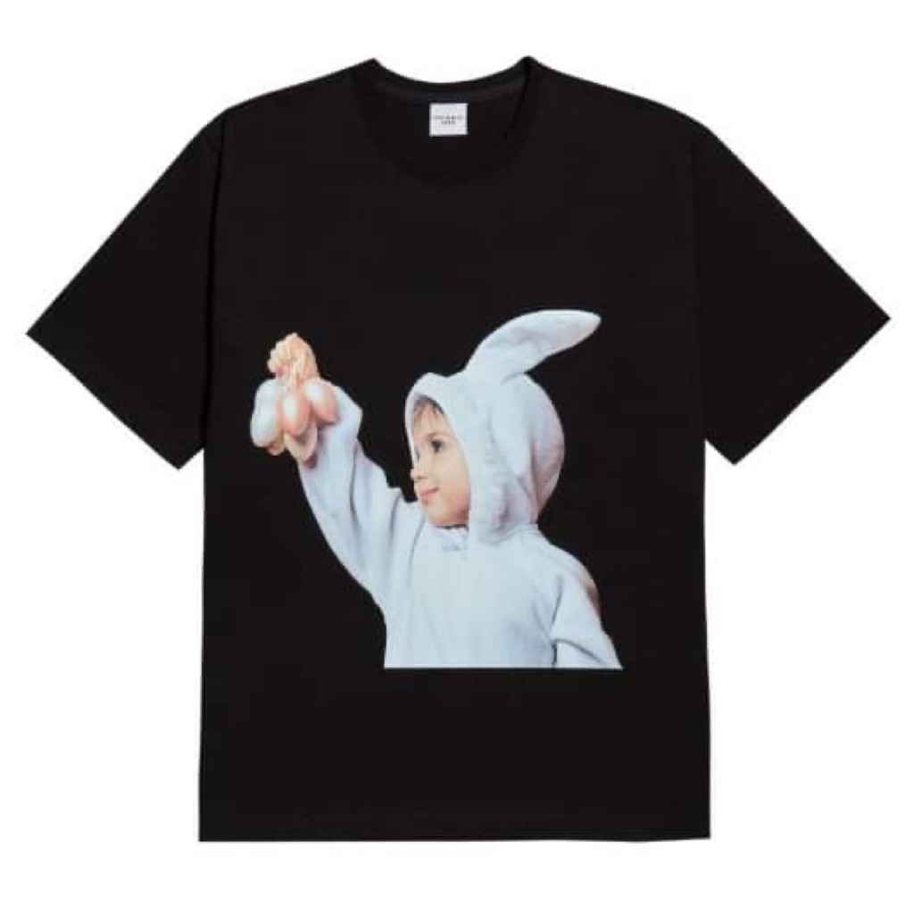 Áo thun tay lỡ ADLV Rabbit MSW Town, áo phông cotton nam nữ unisex