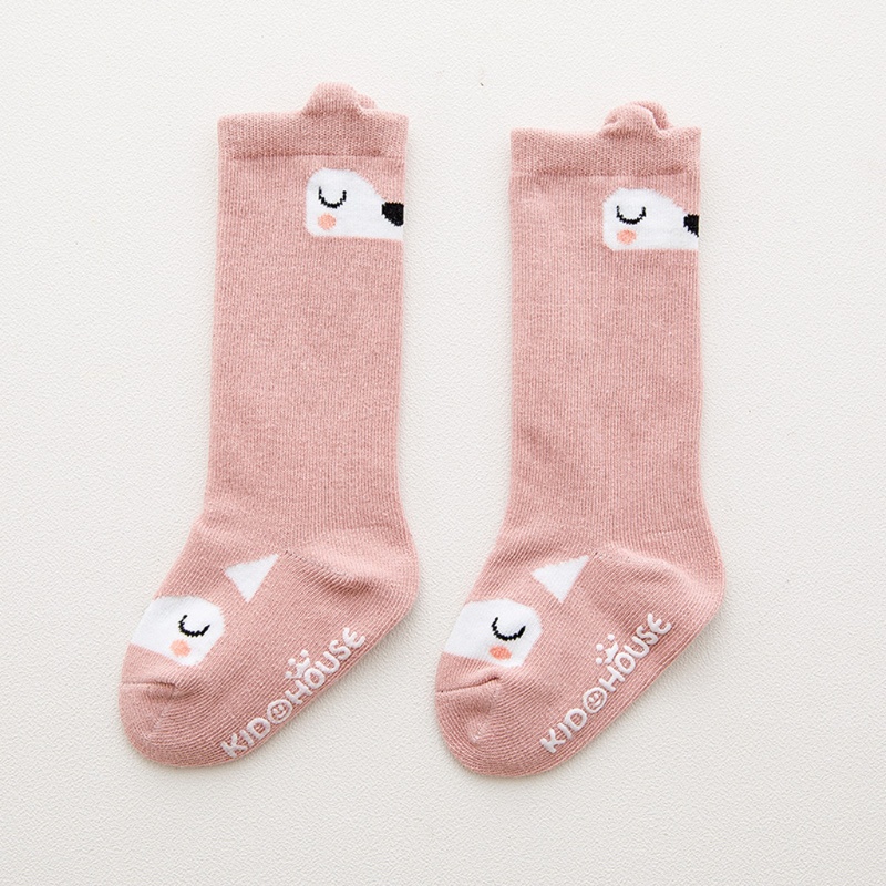 Vớ Giữ Ấm Chân Chống Trượt Họa Tiết Hoạt Hình Dành Cho Bé Trai Gái