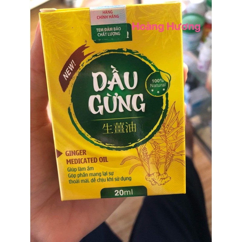 Dầu Gừng Xoa bóp.